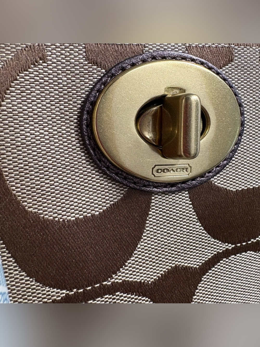 Vintage 2008 Coach Hamptons Madeline Signature Satchel (Style 12463) – Excellent - Picture 16 of 16